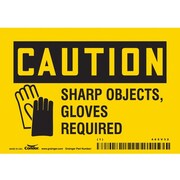CONDOR Safety Sign, 3 1/2 in Height, 5 in Width, Vinyl, Horizontal Rectangle, English, 465V32 465V32