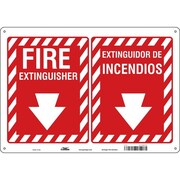 CONDOR Safety Sign, 14 in Height, 20 in Width, Polyethylene, Horizontal Rectangle, English, Spanish 470A79