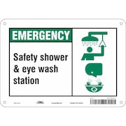CONDOR Safety Sign, 7 in Height, 10 in Width, Polyethylene, Vertical Rectangle, English, 471D31 471D31