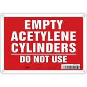 CONDOR Safety Sign, 7 in Height, 10 in Width, Polyethylene, Vertical Rectangle, English, 471L32 471L32