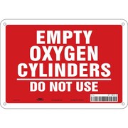 CONDOR Safety Sign, 7 in Height, 10 in Width, Aluminum, Vertical Rectangle, English, 471M85 471M85