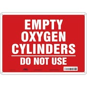 CONDOR Safety Sign, 10 in Height, 14 in Width, Aluminum, Horizontal Rectangle, English, 471M86 471M86