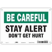 CONDOR Safety Sign, 7 in Height, 10 in Width, Aluminum, Vertical Rectangle, English, 475H71 475H71