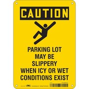 CONDOR Safety Sign, 10 in Height, 7 in Width, Aluminum, Horizontal Rectangle, English, 478D63 478D63