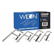 Wilton 4", 8", 8", 12" F-Clamp Kit Drop Forged Steel Handle and 11116