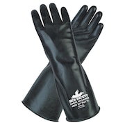 Mcr Safety 14" Chemical Resistant Gloves, Butyl, L, 1 PR CP14L