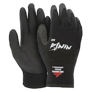 Mcr Safety Ninja Ice Insulated Work Gloves, 15-Gauge, Coated Palm and Fingertips, Black, XL, 1 Pair N9690XL