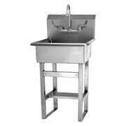 SANI-LAV Hand Sink, Floor, Faucet, 9in Bowl D 524F