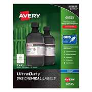 Avery 2" x 4" GHS Chemical Labels for Inkjet Printers, 500 labels/50-sheets 7278260525