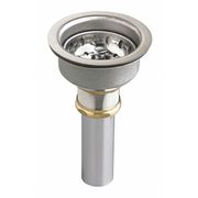 Zurn Strainer, Chrome, 1-1/2 in. Inlet/Outlet ZSS3000W-SS