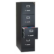 Zoro Select 2CLC2 Cabinet,Flat File,5 Drawer,Black