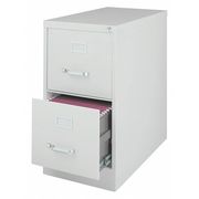 Hirsh 15" W 2 Drawer File Cabinet, Light Gray, Letter 14411