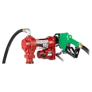 Fill-Rite Fuel Transfer Pump, 12V DC, 15 gpm Max. Flow Rate , 1/4 HP, Cast Iron, 1 in NPT Inlet FR1210HA1