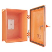 HUBBELL GAI-TRONICS Weatherproof Phone Enclosure, Orange 255-003ORSK