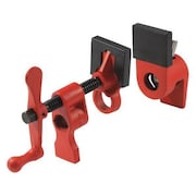 BESSEY Bar Clamp Cast Iron Handle and 1 1/2 in Throat Depth PC12-2
