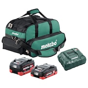 METABO Battery and Charger Kit For Li-Ion 18V Starter 18V 4.0+8.0Ah LiHD