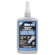 Vibra-Tite Primerless Threadlocker, VIBRA-TITE 122, Blue, Medium Strength, Liquid, 250 mL 12225