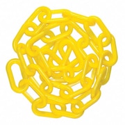 Mr. Chain 2" x 50 ft. Heavy Duty Plastic Chain, Yellow 51002-50