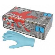 Mcr Safety Durashield Disposable Gloves, Nitrile, Powder Free Blue, XS, 100 PK 6001XS