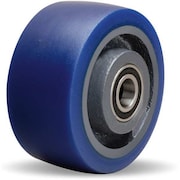 ZORO SELECT Caster Wheel, Polyurethane, 4", 600 lb. W-420-SPB-1/2
