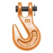 Campbell Chain & Fittings 5/16" Alloy Clevis Grab Hook, Forged Alloy, Painted Orange 4503415