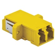 Hubbell Premise Wiring Fiber Optic Adapter, LC, Yellow, PK6 FALCDSS6Y