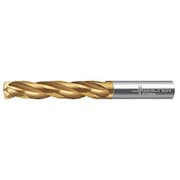 WALTER Screw Machine Drill Bit, 12.90 mm Size, 150  Degrees Point Angle, Carbide, Bright (Uncoated) Finish A1166-12.9