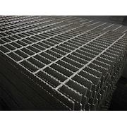 Zoro Select Bar Grating, Serrated, 24 in L, 36 in W, 1.0 in H, Galvanized Steel Finish 22125R100-C2