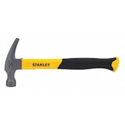Stanley 16 oz Straight Claw Hammer Hammer, 12 in L Fiberglass Handle, Steel Head STHT51511