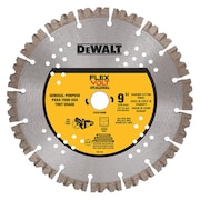 Dewalt FLEXVOLT Diamond Cutting Wheel, 9" Concrete Cutoff Saw Blade DWAFV8900