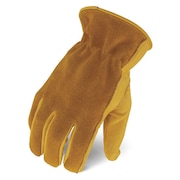 Ironclad Performance Wear Leather Palm Gloves, Tan, Size 3XL, PR IEX-WHO-07-XXXL