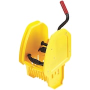 Rubbermaid Commercial 10 to 32 oz WaveBrake Down Press Mop Wringer, Yellow, Plastic 2064959