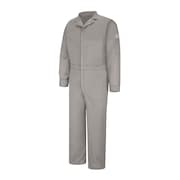 VF IMAGEWEAR Flame-Resistant Coverall, Gray, Zipper CLD6GY RG 36