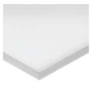 Zoro Select White Acetal (Delrin®) Plastic Sheet Stock 12" L x 12" W x 1/4" Thick BULK-PS-AC-1217