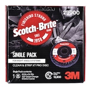 Scotch-Brite 4.5" dia. Purple 100 grit Extra Coarse Silicon Carbide Quick Change Disc 7100176093