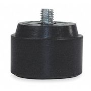 Nupla 1 1/2 in Dia. Hard Hammer Tip, Nylon, Black, 5/16-18 Thread Size 6894115