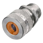 HUBBELL WIRING DEVICE-KELLEMS Liquid Tight Connector, 1/2in., Orange SHC1020