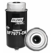 BALDWIN FILTERS Fuel Filter, 7 11 /32 in Length, 3 5/16 in Outside Dia, Element Only BF7971-DM