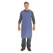 ANSELL Alphatec Chemical Resistant Bib Apron, PVC, Light Duty, 6 mil, 44 in Length, Universal Size 56-015