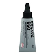 Loctite Retaining Compound 660, 1.7 fl oz, Tube, Silver 135527