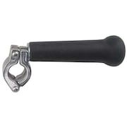 Guardair Auxiliary Handle, Steel, 5-1/2 In. L, Black 500A20