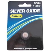 Zoro Select Button Cell Battery, 389/390, Silver Oxide 5HXH7