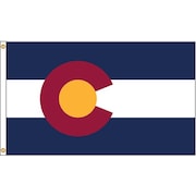 NYLGLO Colorado Flag, 4x6 Ft, Nylon 140670