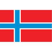 NYLGLO Norway Flag, 3x5 Ft, Nylon 196446