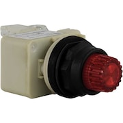 SCHNEIDER ELECTRIC Illuminated Push Button, 30 mm, 1NO/1NC, Red 9001SK2L38LRRH13