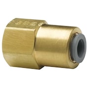 Parker 1/4" Flare Low Lead Brass Female Flare Connector L66PLNF-4-4