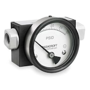 Ashcroft Pressure Gauge, 0 to 30 psi 351130FD25SXCYLM30PSID