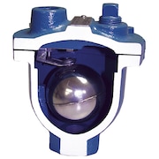 Val-Matic Air Release Valve, FNPT, 3/4 x 1/2, CI 15R75-3AT-C6V5Y