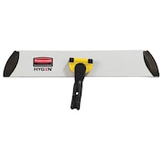 Rubbermaid Commercial 17" Pad Holder, Gray, Yellow, Aluminum FGQ56000YL00