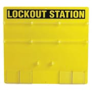 BRADY Lockout Station, Unfilled, 21-1/2 In H 50992